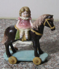 Limited Edition Porcelain Bisque Jan Hagara Jody and the Toy  Horse picture