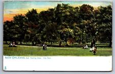 Postcard New Orleans Louisiana Dueling Oaks City Park Posted 1922 Tuck #2108 picture
