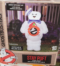 Gemmy 3.5ft Ghostbuster's Stay Puft Marshmello Man Halloween Inflatable picture