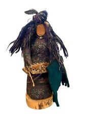 American Indian Primitive Folk Art Doll Figure Handmade River Sister Sea Turtle picture