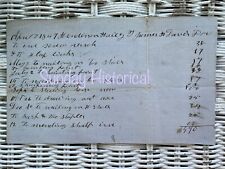 1857 Blacksmith Invoice Smith Co TN James H Davis Henderson Haily  picture
