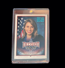 2020 DECISION KATIE HILL ICE BLUE FOIL 1/1 CARD #489 MINT Not Update picture
