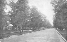 RPPC Downers Grove Illinois OAKWOOD STREET  1911 Photo Postcard picture