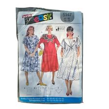 Vintage Burda Super Easy Sewing Pattern 5147 For Women's Dresses Size 10-20 picture