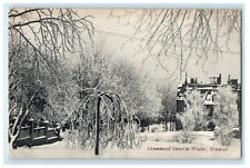c1910s Drummond Street in Winter, Montreal Quebec Canada Foreign Postcard picture