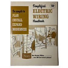 Sears Simplified Electric Wiring Handbook + Planning Insert Vintage 1969 picture