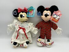 Vintage Applause Mickey & Minnie Mouse Unlimited Plush Dolls Pajamas picture