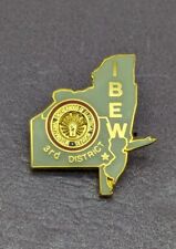 Vintage IBEW LU LOCAL UNION 3RD DISTRICT LAPEL PIN International Brotherhood  picture