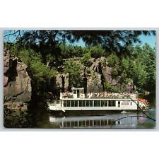 Postcard MN Taylors Falls Queen Paddle Wheel Excursion Boat picture