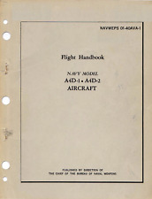 165 Page 1961 1962 Navy A4D-1 -2 Skyhawk NAVWEPS 01-40AVA-1 Flight Manual on CD picture