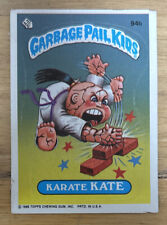 1986 Topps Garbage Pail Kids GPK Series 3 Karate Kate #94b O/C Tape On Back picture