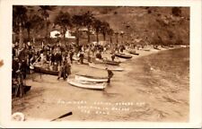 RPPC Postcard Swimmers Coming Ashore Checking in Before Race c.1925-1940   12241 picture