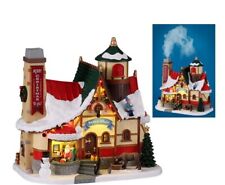 Lemax Village Collection Santa's Chalet, with 4.5V Adaptor #15742 NIB picture