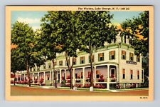 Lake George NY-New York, The Worden Hotel, Advertising, Antique Vintage Postcard picture