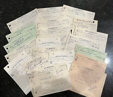 Lot #1:  20 Vintage Pharmacy RX Medical Paper Prescriptions picture