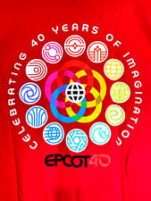 Epcot Large Shirt 40th Anniversary Disney World Parks Dated Oct 1st 2022 picture