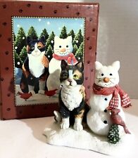 Lang & Wise Curious Cats “Double Trouble” MIB First edition 2000, Cat Figurine picture