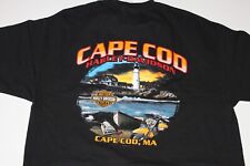 NWOT Harley Davidson Short Sleeve T-Shirt, Cape Cod, MA, Size XL picture