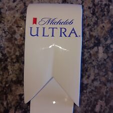 Michelob Ultra Beer Tap Tall White Ribbon Handle 12