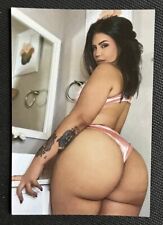 Photo Hot Sexy Beautiful BBW Woman In Thong Round Bottom 4x6 Picture picture