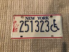 New York Liberty Handicap License Plate - 251323 picture