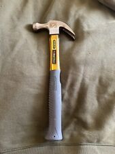 VINTAGE STANLEY STEEL I-BEAM CLAW HAMMER 51-669 RARE EXCELLENT USA 16oz 450gm picture