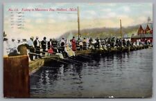 1910 Fishing  Macatawa Bay Holland MI Michigan picture