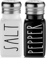 Salt and Pepper Shakers Set by Brighter Barns - Cute Modern Farmhouse Kitchen De picture