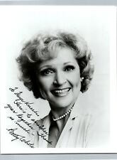 Betty White - Hand Signed 8 x 10 Photo to Faye - Here's to another Year - SD1 picture