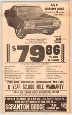 1972 SWINGER CAR SCRANTON DODGE PENNSYLVANIA 7.5