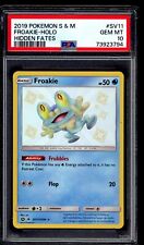 PSA 10 Froakie Holo 2019 Pokemon Card SV11/SV94 Hidden Fates picture