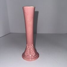 Pink Ceramic Vintage Bud Vase USA 121 7” picture