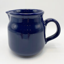 WAECHTERSBACH Vintage Pitcher with Handle in Blue Enamel Finish - Made in Spain picture