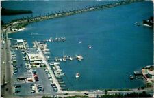 1957, Small Boat Marina, CLEARWATER BEACH, Florida Postcard picture