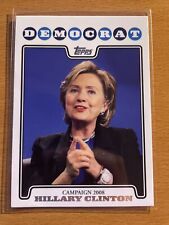 Hillary Clinton-DEMOCRAT- 2008 Topps Campaign #CO8-HC picture