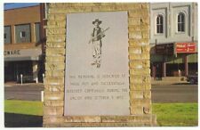 Coffeyville KS Dalton Defenders Monument Postcard Kansas picture