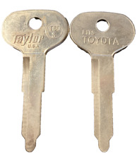 2 VINTAGE TOYOTA  TAYLOR # T80S  KEY BLANKS picture