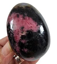 Rhodonite Crystal Polished Pebble 120.2 grams picture
