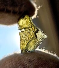 ORIGINAL Raw Moldavite, Czech Republic, Tektite from Meteorite Impact, 6.65 ct picture