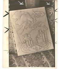 Whimsical DRAWING by ARTIST Analee Reutlinger VINTAGE 1976 Press Photo picture
