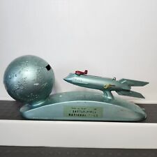 ORIGINAL 1950’S STRATO BANK METAL MECHANICAL ROCKET SHIP SPACE Works picture