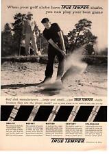 1959 True Temper Golf Club Shafts Rocket Meteor Starmaker Cleveland OH Print Ad picture