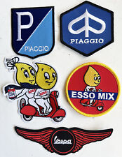 Vespa Piaggio Patches (Various styles) - Embroidered - Iron or Sew on picture