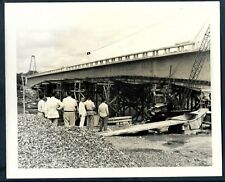 CUBAN ENGINEERING BRIDGE OVER RIVER CENTRAL ROAD WORKS CUBA 1950s Photo Y 196 picture