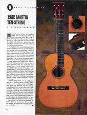 PPOT9 PICTURE/ADVERT 11X8 1902 MARTIN TEN-STRING ACOUSTIC GUITAR picture