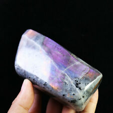 0.95lb Polished Nice Rainbow Purple Flash Labradorite Spectrolite Reiki Stone picture