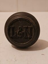 L&N Louisville  and Nashville Railroad Early Iron Door Knob picture