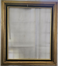 Vintage (70's) Gilded Frame  with Brown Velour Insert Viewing  Size 19.5x23.5 in picture