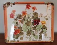Vintage Design Imports Made in Italy Providence R.I. Tropaeolum Maius Tray Lot 4 picture