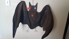 Vintage Homemade Halloween Wood/canvas Bat 20